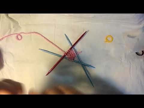 How to knit a flat circle