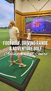 Ad] Footgolf, the Driving Range, and an 18 Hole Australian Adventure Golf. All of this is at Adlington Golf Centre, which is a great place for all ages to visit for an after-school activity or a family-friendly day out. Adlington Golf Centre is on the outskirts of Macclesfield in Cheshire. It is a golf centre with a difference as they want everyone to be able to come and enjoy their facilities without the usual golf rules. It's the perfect place to visit if you are a golfing beginner or you have