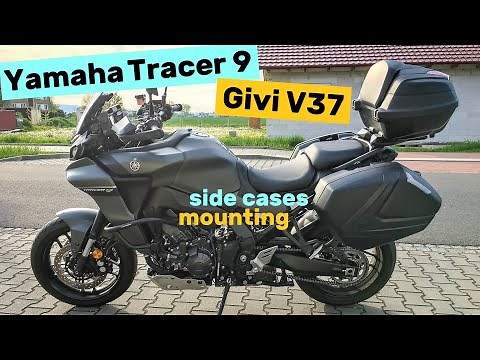 Yamaha Tracer 9 accessories - Side cases mounting / Givi V37