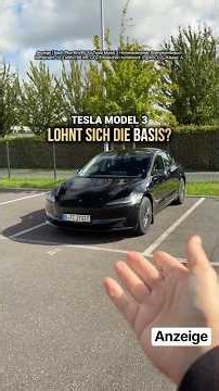 Ad | Is the base model worth it? 🔍 #TeslaModel3