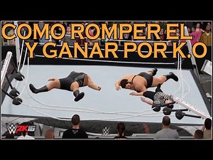 WWE 2K16 | How to Break the Ring and Win - Tutorial