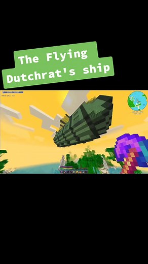 Exploring the Ghostly Realm with Minecraft's Flying Dutchrat Ship