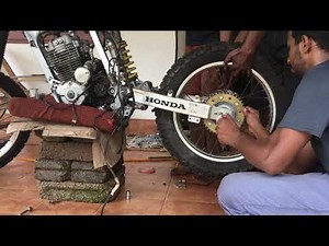 HONDA XR 250CC full restoration and assembling
