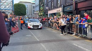 Great crowd out for the ceremonial start of the 2025 Rally of the Lakes | CRSpics.com Irish Rally Photography