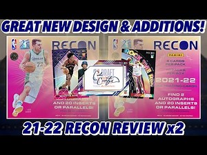NEW & IMPROVED! | 2021-22 Panini Recon Basketball Hobby Box Review x2