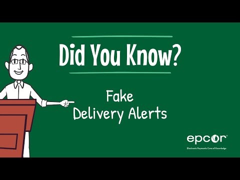 Fake Delivery Alerts