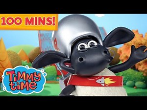 100 MINS ⏱️ Timmy Time Best Bits Series 1 🚀 Preschool Cartoon