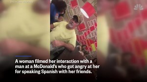 Watch: Latina woman told to 'speak English' by white man at McDonald's restaurant