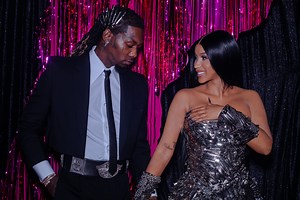 Cardi B & Offset Reunite At Their Son Wave's Birthday Party Amid Divorce