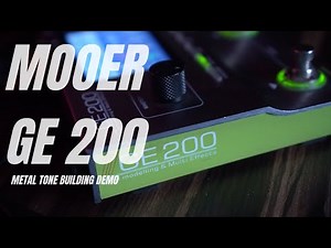 Dialling in a metal tone with Mooer GE 200 #MooerGE200