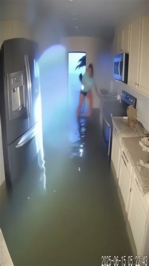 Alligator Inside Florida Kitchen – Shocking Real Footage Caught on Camera! 😱#caughtoncamera #animal