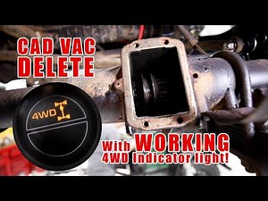 How to Delete the Jeep YJ CAD System (Posi-Lok Install Guide) with working 4WD indicator light