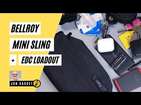 Bellroy Mini Sling review with everyday outdoor carry contents