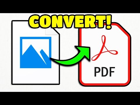 How To Convert Image To PDF File | Convert Photo To PDF