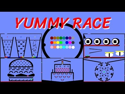 24 Marble Race EP. 3: Yummy Race
