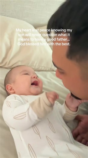 Heartwarming Moments: Baby Laughing with Daddy