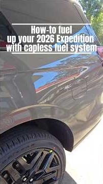 ✅️ How to fuel up your 2026 Ford Expedition capless fuel system.