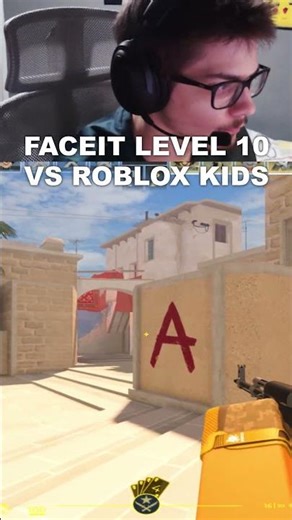 FACEIT LVL 10 VS BLOXSTRIKE PLAYERS #bloxstrike #csgo #counterblox #gaming #roblox
