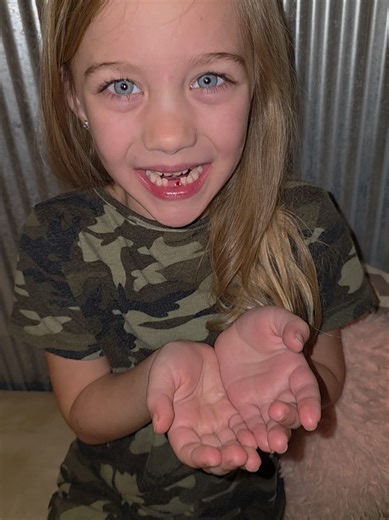 She didn’t even flinch — she asked to tie her tooth to the door 🥹 I am so proud of the brave little lady she’s becoming. ✝️🤍🦷 Mama is so proud. #toothless #loosetoothwithdoor #bravelittlegirl #toothmoment #loosetooth