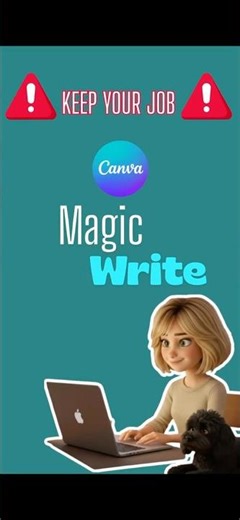 Magic Write: Canva’s ai writing tool! Reword text for any situation!