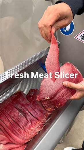zhiming_food_machine on Instagram: "Millimeter-level slicing – each slice produced by this slicer has a uniform thickness. #meatcutter #foodmachinery #commercialkitchen #foodprocessingequipment #cut"