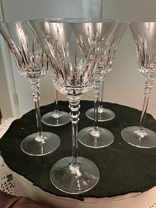 Mikasa Spectrum Pattern Crystal 4 Oz. Wine Glasses . Set of 6 - Etsy