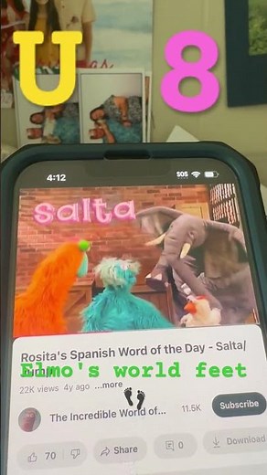 U 8 Elmo's world feet 👣