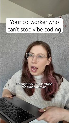 Your co-worker who won't stop vibe coding (sponsored by ‪@bootdotdev‬ )