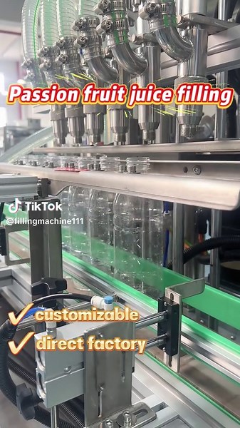 Automatic Passion Fruit Juice Filling Machine Guide