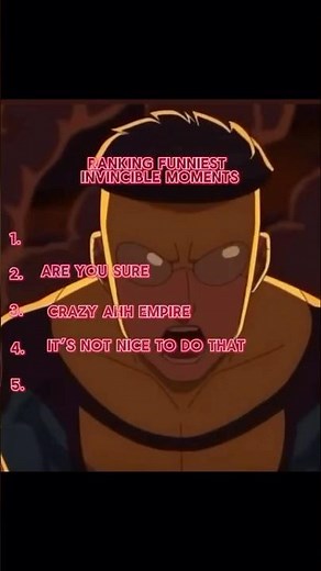 Ranking funniest Invincible moments 😭🙏