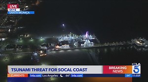 Southern California coast under tsunami alert