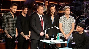 One Direction Plays Tattoo Roulette with James Corden (Video)