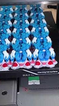 48 Horas de impresión 3D 34 LLAVEROS DE SONIC.