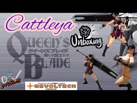 Unboxing de Cattleya del anime Queen Blades de la línea Revoltech.