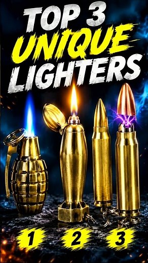 Top 3 INSANE Lighters! 🤯🔥#UniqueLighters