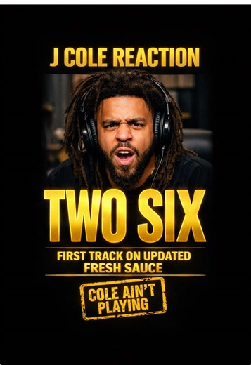 Heard “Two Six” and you can tell… Cole ain’t playing. This is slated to be the FIRST track on tonight’s updated Fresh Sauce Spotify playlist (I’m still finishing the update). Run this clip, then come back when it lands and tell me if it deserves that Track 1 spot. #jcolefans #raptok #musicreaction #newmusic #hiphop