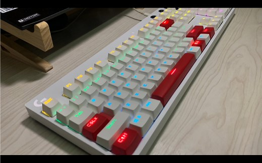 第一次尝试罗技G610机械键盘改装以及五种快捷切换灯效的方法(最后一种灯效超酷，软件里没有！)