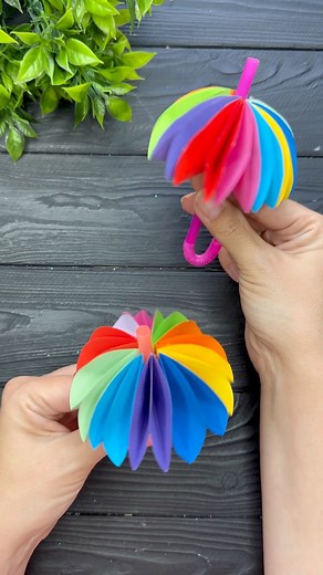 7K views · 83 reactions | Very EASY Beautiful Paper Umbrella DIY EASY Paper Umbrella | Origami Studio | Facebook