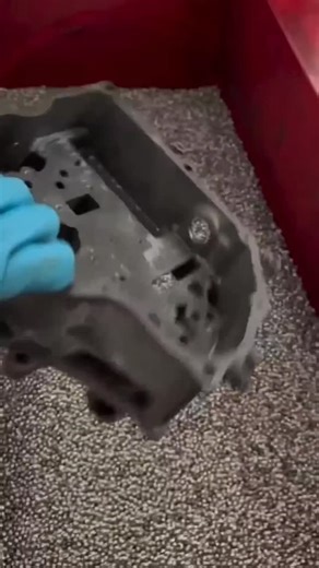 Fact Cus on Instagram: "The Process That Cleans Metal This is vibratory finishing—a process that cleans and smoothens metal parts. A vibrating bowl, tiny abrasive stones, and cleaning soap work together to remove rust, burrs, and imperfections, leaving the metal flawless. #metalprocessing #vibratoryfinishing #shorts #engineering #satisfying"