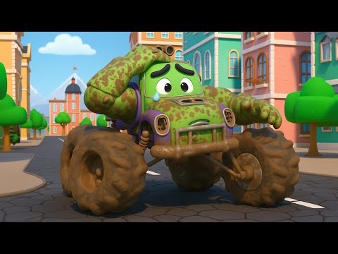 🚓Te peguei! 🚨Caminhão Monstro Hulk ferido na Fuga da prisão | Desenho Crianças | Cidade do Carro