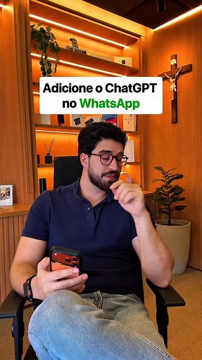 99K views · 604 reactions | Se você usa WhatsApp no dia a dia, integrar o ChatGPT pode deixar tudo mais rápido. No vídeo mostro como adicionar, configurar e usar a IA direto no app. | Jelde Beloni | Facebook