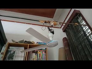 Ceiling fan wobble test|satisfying 0_o
