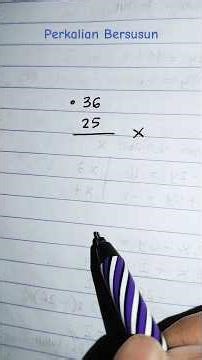 Multiplication of Tens by Tens | 36 x 25
