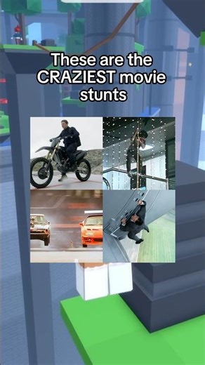 The CRAZIEST Movie Stunts In History😳#shorts #roblox #robloxrant