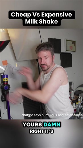 Cheap vs Expensive Milk Shake Taste Test
