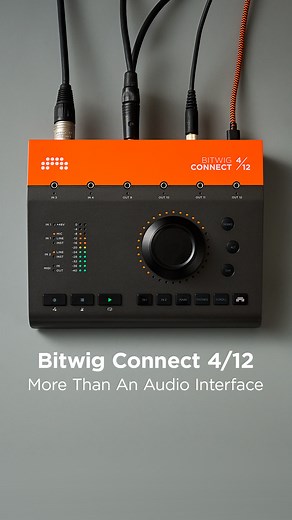 Bitwig on Instagram: "Introducing our first hardware product, Bitwig Connect 4/12! It's a 4‑in/12‑out CV- and MIDI-enabled audio interface with monitor- and DAW-control functionalities – and a unique Bitwig Mode. Link in bio to learn more."