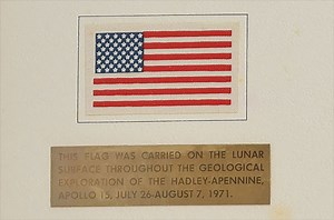Apollo Astronaut's US Flag Secretly Carried on the Moon Heads to Auction