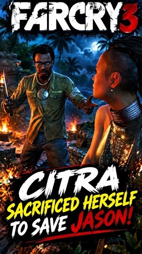 Citra Sacrificed Herself to Save Jason! 💔 | Far Cry 3 #farcry3