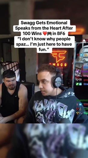 AzClips on Instagram: "Swagg’s 100 Wins Speech: ‘Haters Can’t Stop Me—Top 5 Kills!’ 😤 Real fans only—tag yours! 🔥 #swagg #swaggclips #faze #Battlefield6 #BF6 #Gaming #COD #FPS #CallOfDuty #Esports #100Wins #Viral #swaggclippers"