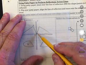 Reflection using patty paper